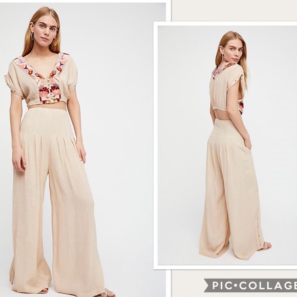 Free People Tops - NWT Free People Santoshi Pants & Top Set